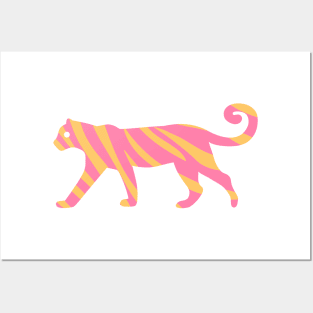 Sweet Tigers Pink Posters and Art